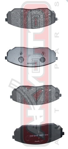 КОЛОДКИ ТОРМОЗНЫЕ ДИСКОВЫЕ ПЕРЕДНИЕ AKD-1300