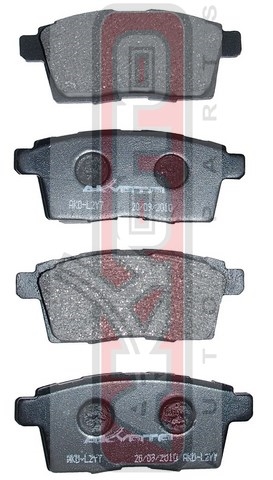 КОЛОДКИ ТОРМОЗНЫЕ ДИСКОВЫЕ ЗАДНИЕ AKD-5814
