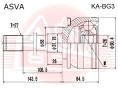 ШРУС НАРУЖНЫЙ 26x56x27 KA-BG3