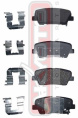 КОЛОДКИ ТОРМОЗНЫЕ ДИСКОВЫЕ ЗАДНИЕ AKD-KMR9