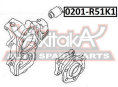 САЙЛЕНТБЛОК ЗАДНЕЙ ЦАПФЫ 0201-R51RK1