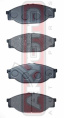 КОЛОДКИ ТОРМОЗНЫЕ ДИСКОВЫЕ ПЕРЕДНИЕ AKD-1227
