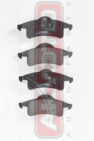 КОЛОДКИ ТОРМОЗНЫЕ ДИСКОВЫЕ ЗАДНИЕ AKD-970AB