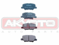 КОЛОДКИ ТОРМОЗНЫЕ ДИСКОВЫЕ ЗАДНИЕ AKD-05202
