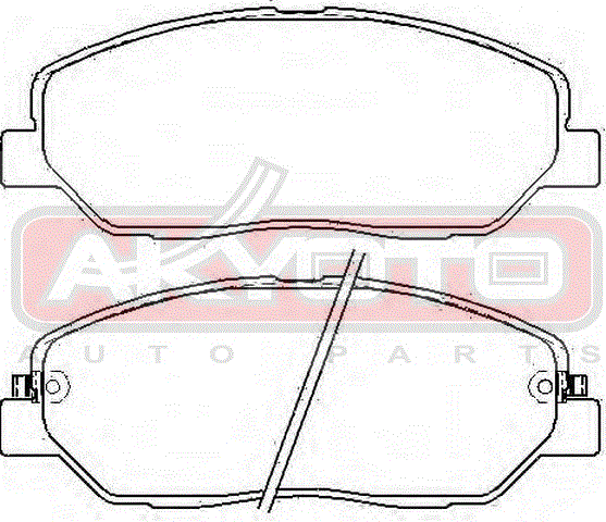 КОЛОДКИ ТОРМОЗНЫЕ ДИСКОВЫЕ ПЕРЕДНИЕ AKD-0446