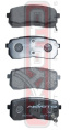 КОЛОДКИ ТОРМОЗНЫЕ ДИСКОВЫЕ ЗАДНИЕ AKD-0457