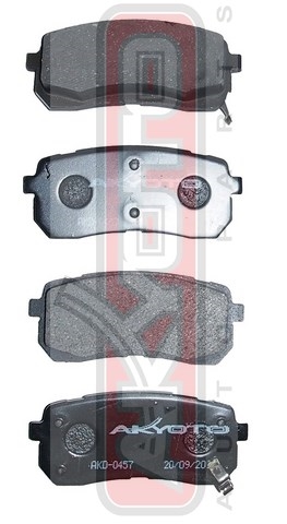 КОЛОДКИ ТОРМОЗНЫЕ ДИСКОВЫЕ ЗАДНИЕ AKD-0457