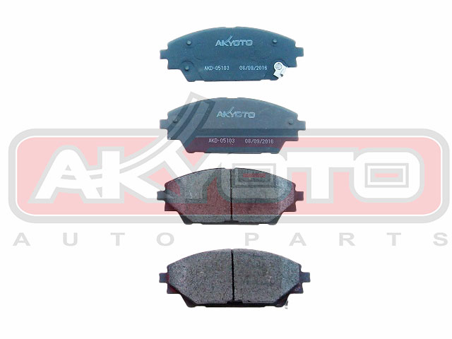 КОЛОДКИ ТОРМОЗНЫЕ ДИСКОВЫЕ ПЕРЕДНИЕ AKD-05103