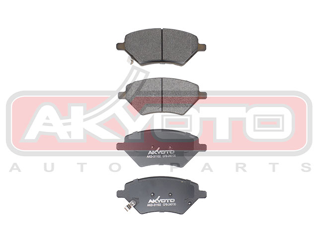 КОЛОДКИ ТОРМОЗНЫЕ ДИСКОВЫЕ ПЕРЕДНИЕ AKD-31102