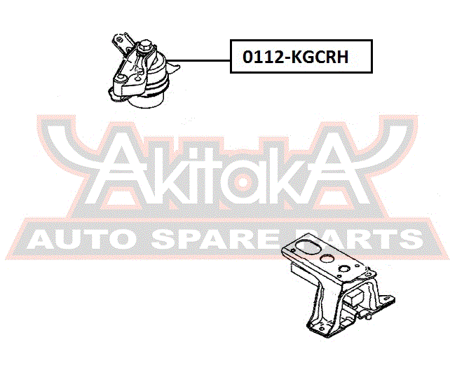 ПОДУШКА ДВИГАТЕЛЯ ПРАВАЯ ГИДРАВЛИЧЕСКАЯ 0112-KGCRH