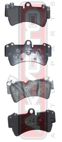 КОЛОДКИ ТОРМОЗНЫЕ ДИСКОВЫЕ ПЕРЕДНИЕ AKD-0346
