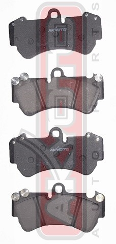КОЛОДКИ ТОРМОЗНЫЕ ДИСКОВЫЕ ПЕРЕДНИЕ AKD-0345