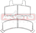 КОЛОДКИ ТОРМОЗНЫЕ ДИСКОВЫЕ ПЕРЕДНИЕ AKD-0844