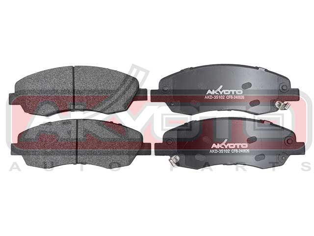 КОЛОДКИ ТОРМОЗНЫЕ ДИСКОВЫЕ ПЕРЕДНИЕ AKD-35102