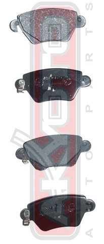 КОЛОДКИ ТОРМОЗНЫЕ ДИСКОВЫЕ ЗАДНИЕ AKD-1249
