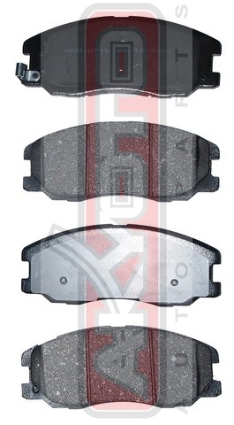 КОЛОДКИ ТОРМОЗНЫЕ ДИСКОВЫЕ ПЕРЕДНИЕ AKD-0715