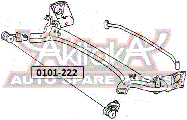 САЙЛЕНТБЛОК ЗАДНЕЙ БАЛКИ 0101-222