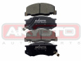 КОЛОДКИ ТОРМОЗНЫЕ ДИСКОВЫЕ ПЕРЕДНИЕ AKD-1404