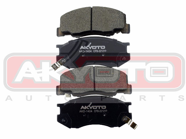 КОЛОДКИ ТОРМОЗНЫЕ ДИСКОВЫЕ ПЕРЕДНИЕ AKD-1404