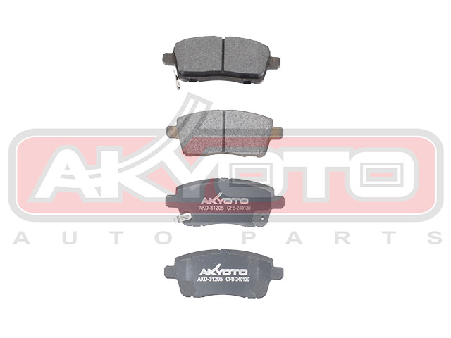КОЛОДКИ ТОРМОЗНЫЕ ЗАДНИЕ AKD-31205