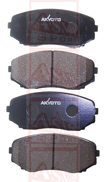 КОЛОДКИ ТОРМОЗНЫЕ ДИСКОВЫЕ ПЕРЕДНИЕ AKD-04101