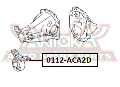 ПОДУШКА ЗАДНЕГО ДИФФЕРЕНЦИАЛА 0112-ACA2D