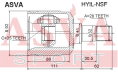 ШРУС ВНУТРЕННИЙ ЛЕВЫЙ 35x41x28 HYIL-NSF