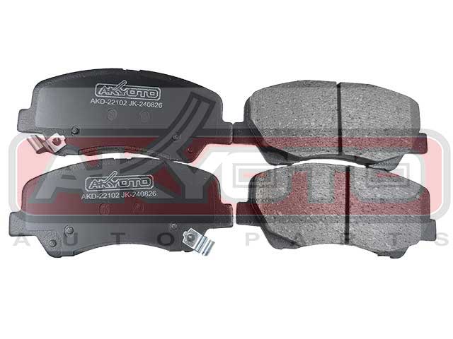 КОЛОДКИ ТОРМОЗНЫЕ ДИСКОВЫЕ ПЕРЕДНИЕ AKD-22102
