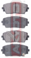 КОЛОДКИ ТОРМОЗНЫЕ ДИСКОВЫЕ ПЕРЕДНИЕ AKD-12107