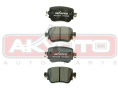 КОЛОДКИ ТОРМОЗНЫЕ ДИСКОВЫЕ ЗАДНИЕ AKD-23208