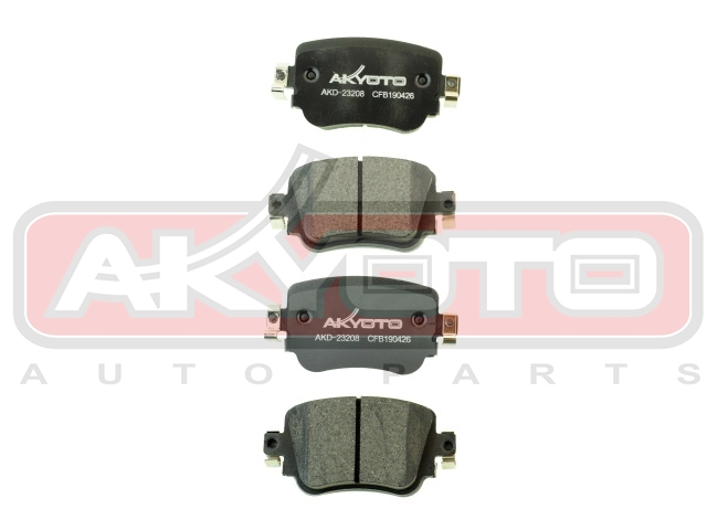 КОЛОДКИ ТОРМОЗНЫЕ ДИСКОВЫЕ ЗАДНИЕ AKD-23208