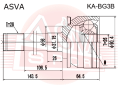 ШРУС НАРУЖНЫЙ 26x56x28 KA-BG3B