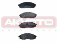 КОЛОДКИ ТОРМОЗНЫЕ ДИСКОВЫЕ ПЕРЕДНИЕ AKD-7Z026