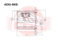 ШРУС ВНУТРЕННИЙ 24X104 ADIU-8KB