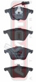 КОЛОДКИ ТОРМОЗНЫЕ ДИСКОВЫЕ ПЕРЕДНИЕ С ДАТЧИКОМ AKD-0616