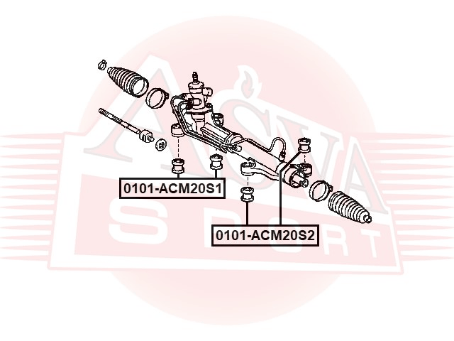 САЙЛЕНТБЛОК РУЛЕВОЙ РЕЙКИ 0101-ACM20S2