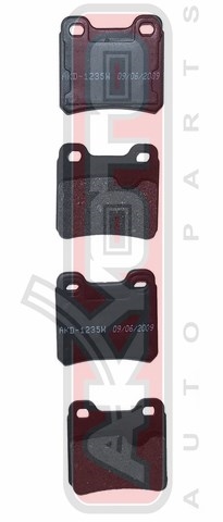 КОЛОДКИ ТОРМОЗНЫЕ ДИСКОВЫЕ ЗАДНИЕ AKD-1235