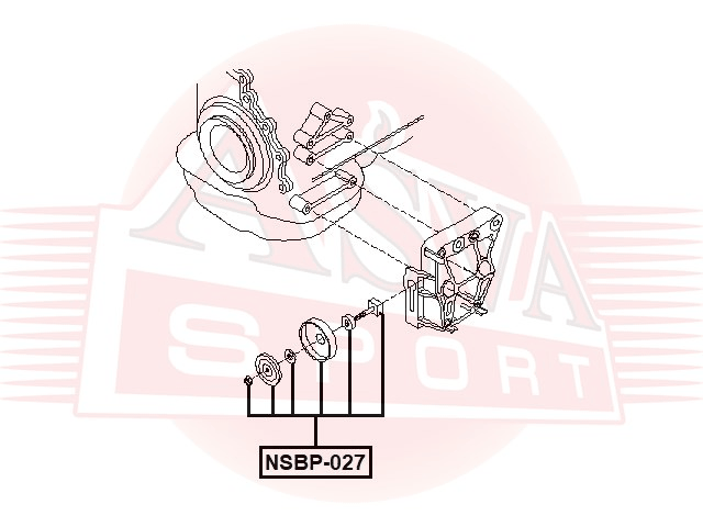 РОЛИК НАТЯЖНОЙ NSBP-027