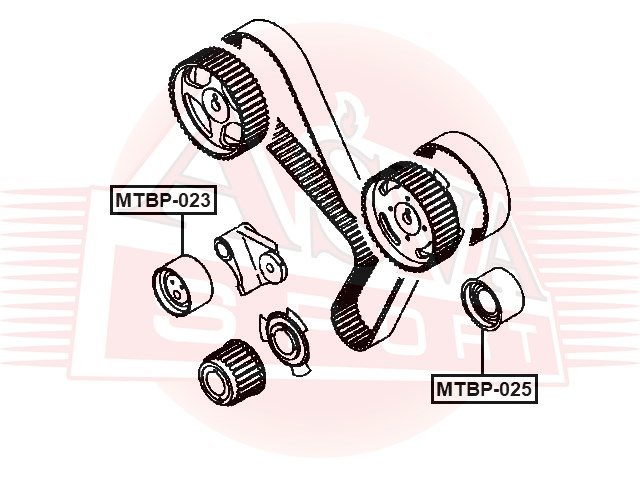 РОЛИК НАТЯЖНОЙ MTBP-023