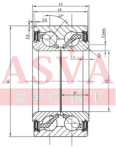 ПОДШИПНИК СТУПИЧНЫЙ БЕЗ АБС DAC45840042-40