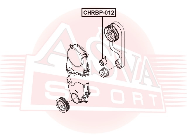 РОЛИК НАТЯЖНОЙ CHRBP-012