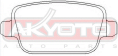 КОЛОДКИ ТОРМОЗНЫЕ ДИСКОВЫЕ ЗАДНИЕ AKD-0461