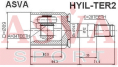 ШРУС ВНУТРЕННИЙ ЛЕВЫЙ 34x34.7x28 HYIL-TER2