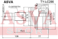 ШРУС НАРУЖНЫЙ 30x78x36 TY-LC200