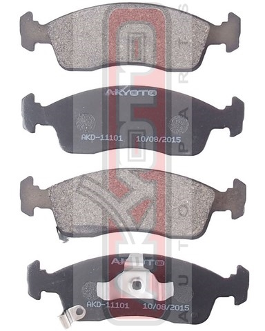 КОЛОДКИ ТОРМОЗНЫЕ ДИСКОВЫЕ ПЕРЕДНИЕ AKD-11101