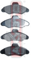 КОЛОДКИ ТОРМОЗНЫЕ ДИСКОВЫЕ ПЕРЕДНИЕ AKD-1228