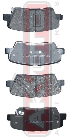КОЛОДКИ ТОРМОЗНЫЕ ДИСКОВЫЕ ЗАДНИЕ AKD-A70R
