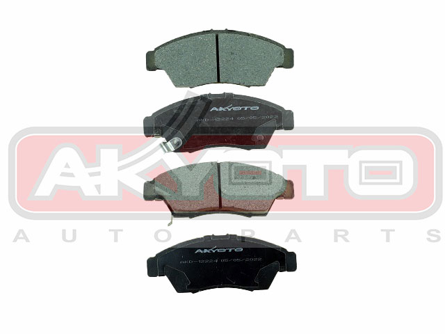 КОЛОДКИ ТОРМОЗНЫЕ ДИСКОВЫЕ ПЕРЕДНИЕ AKD-12224
