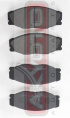 КОЛОДКИ ТОРМОЗНЫЕ ДИСКОВЫЕ ПЕРЕДНИЕ AKD-11572