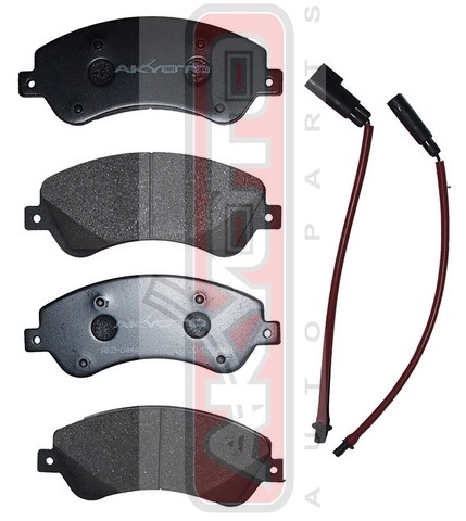 КОЛОДКИ ТОРМОЗНЫЕ ДИСКОВЫЕ ПЕРЕДНИЕ AKD-0444